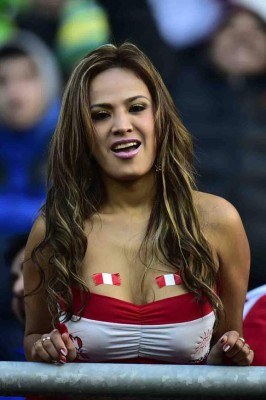 Las chicas que adornan la Copa América en Chile