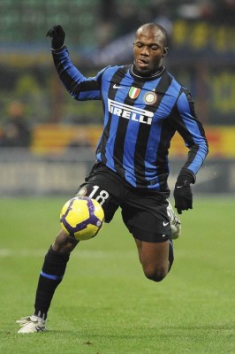 El 11 que usó el Inter de Milán en el último partido de David Suazo como neroazzurro