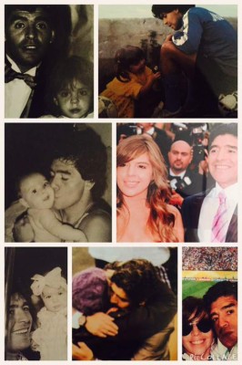 Fotos: Así de especial ha sido Maradona con sus hija Dalma y Gianinna