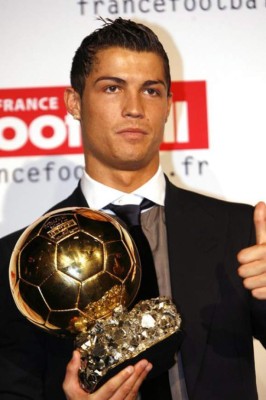 La evolución de Cristiano Ronaldo desde su primer Balón de Oro