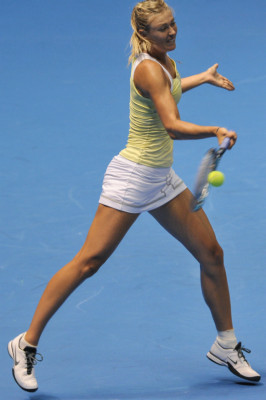 Caroline Wozniackiimita imita a Serena Williams en Brazil