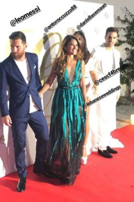 FOTOS: Messi y todos los cracks en la boda de Cesc Fábregas y Daniella Semaan&nbsp;&nbsp;