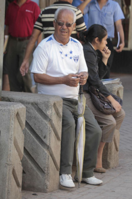 Ambiente antes del juego Honduras vrs Panamá