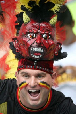 Las mejores imágenes del juego Russia vs Bélgica