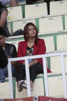 Ambiente en el partido Motagua-Marathón