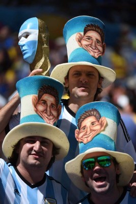 Las mejores imágenes del juego Argentina vs Bélgica.