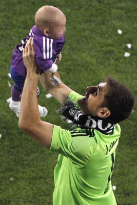 Celebración de 'La Décima” en el Bernabéu