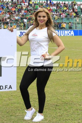 Las bellas damas que engalanaron la Jornada 5 del torneo Clausura de Honduras