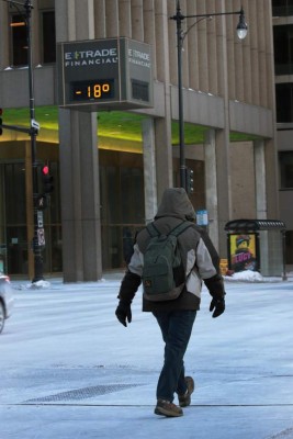 Las impresionantes imágenes que deja el vórtice polar que azota a Estados Unidos