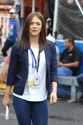 FOTOS: La belleza que impactó en la gran final entre Motagua y Marathón