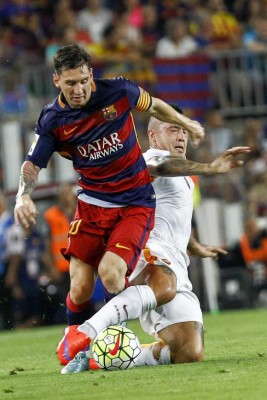 El Barcelona venció 3-0 a la Roma y levantó el trofeo Joan Gamper