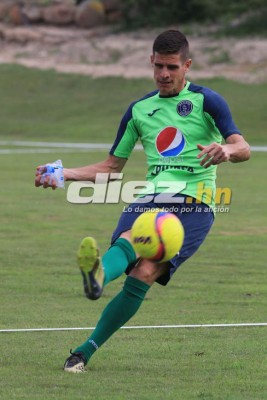FOTOS: La visita a Diego Vázquez, la caída de Vega y la alegría en el entrenamiento de Motagua