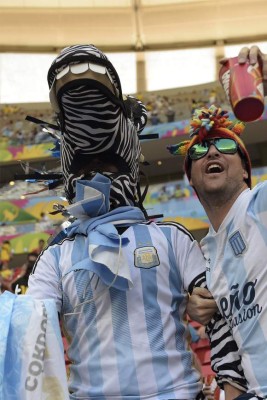 Las mejores imágenes del juego Argentina vs Bélgica.