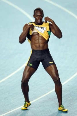 Con kilos de más: El inesperado cambio físico de Usain Bolt, el hombre más rápido del mundo