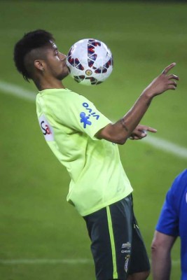 El alegre entrenamiento de Brasil antes de jugar contra Honduras