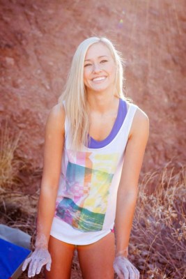 ¡Ella es la escaladora más bonita y sensual del momento!