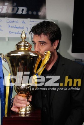 Así celebró Motagua en su camerino