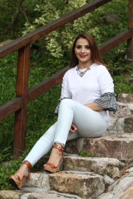 FOTOS: Así es Angie Griffin, la guapa presentadora de TV que reta a Pinto