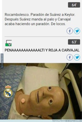 ¡MEMES! Hacen pedazos al Real Madrid tras perder el clásico ante Barcelona