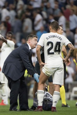 NO VISTE EN TV: Los botines de Griezmann y jugador del Madrid recibe atención tras juego