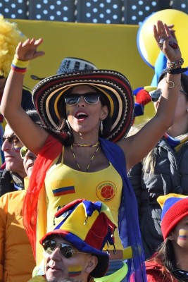 Las mejores imágenes del ambiente del Colombia vs Venezuela.