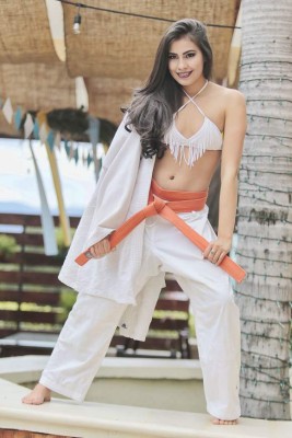 Las espectaculares fotos de Alejandra Rubio, la judoca hondureña que roba suspiros