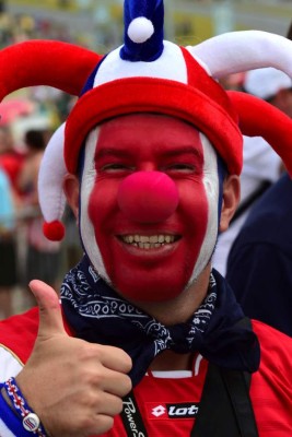 Las mejores imágenes del juego Costa Rica vs Italia.