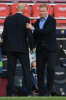 Fotos: La tristeza de Messi tras perder el clásico, el gesto de Koeman y el festejo del Real Madrid