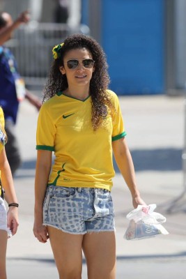 FOTOS: ¡Brasil también goleó en las gradas con las preciosas garotas!