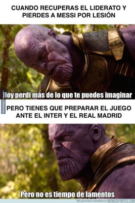 Los otros memes de la lesión de Messi y de la crisis del Real Madrid que no has visto