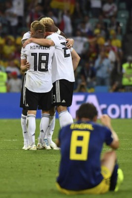 NO SE VIO POR TV: Sangre, júbilo, belleza y tristeza en el Alemania-Suecia