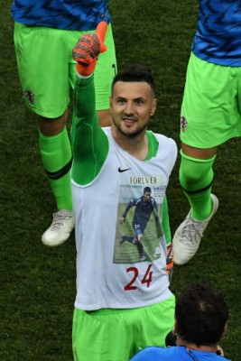 No se vio en TV: El beso a Rakitic, el desahogo de Modric y la eufórica celebración croata