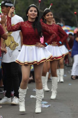 Las palillonas de Tegucigalpa que han deslumbrado en los desfiles patrios