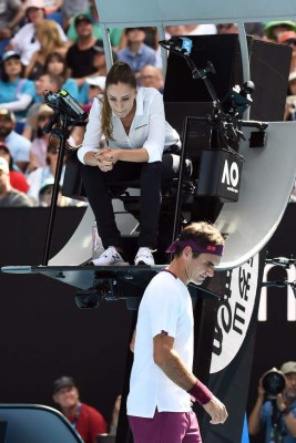 Marijana Veljovic, la jueza que discutió con el tenista Roger Federer y se hizo viral