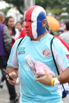 Impresionante ambiente en Costa Rica previo al duelo ante México
