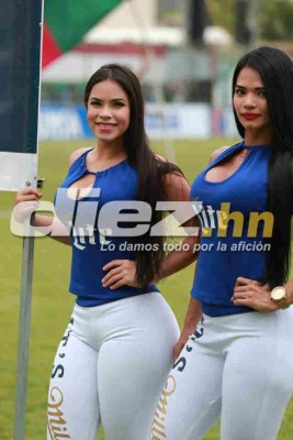 ¡BELLEZA! Las hermosas chicas que paralizaron la final -Marathón-Motagua