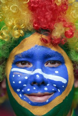 Las mejores imágenes del ambiente previo al juego Brasil vs Holanda.