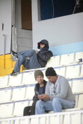 Ambiente en el partido Motagua-Marathón