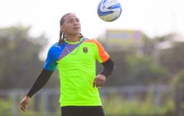 Carlos Sánchez ya entrena con su nuevo equipo el Real España.