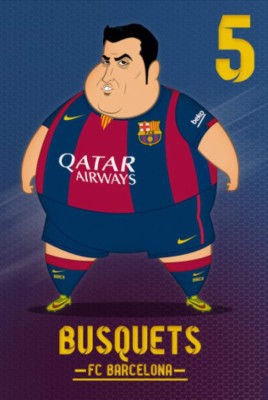 HUMOR: Así se verían los jugadores del Barcelona con sobrepeso