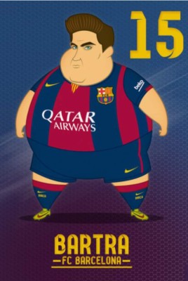 HUMOR: Así se verían los jugadores del Barcelona con sobrepeso