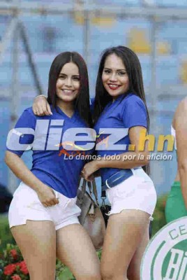 El clásico entre Marathón y Motagua en Pentagonal se llena de chicas muy lindas