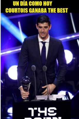 Los memes 'trituran' a Courtois y al Real Madrid por el sufrido empate ante el Brujas