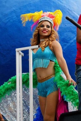 ¡Bellísimas! Las lindas chicas que se robaron las miradas en el carnaval de SPS