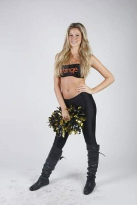 Marta Gotera, la porrista más bella del mundial de fútbol playa en Portugal