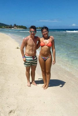 ¡Infartantes! Roci y Ana Emilia, las hermosas parejas de los argentinos del Motagua