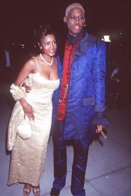 Un 'donjuán': Las hermosas novias que ha tenido Rodman, el 'Gusano' más polémico de la NBA