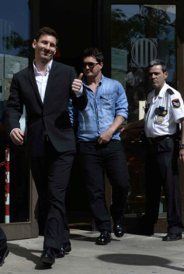Messi declara ante juez de Barcelona en caso de supuesto fraude.