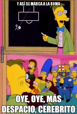 ¡Era un bombón! Crueles burlas a Messi y el Barca por goleada del Liverpool a la Roma