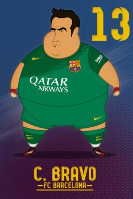 HUMOR: Así se verían los jugadores del Barcelona con sobrepeso
